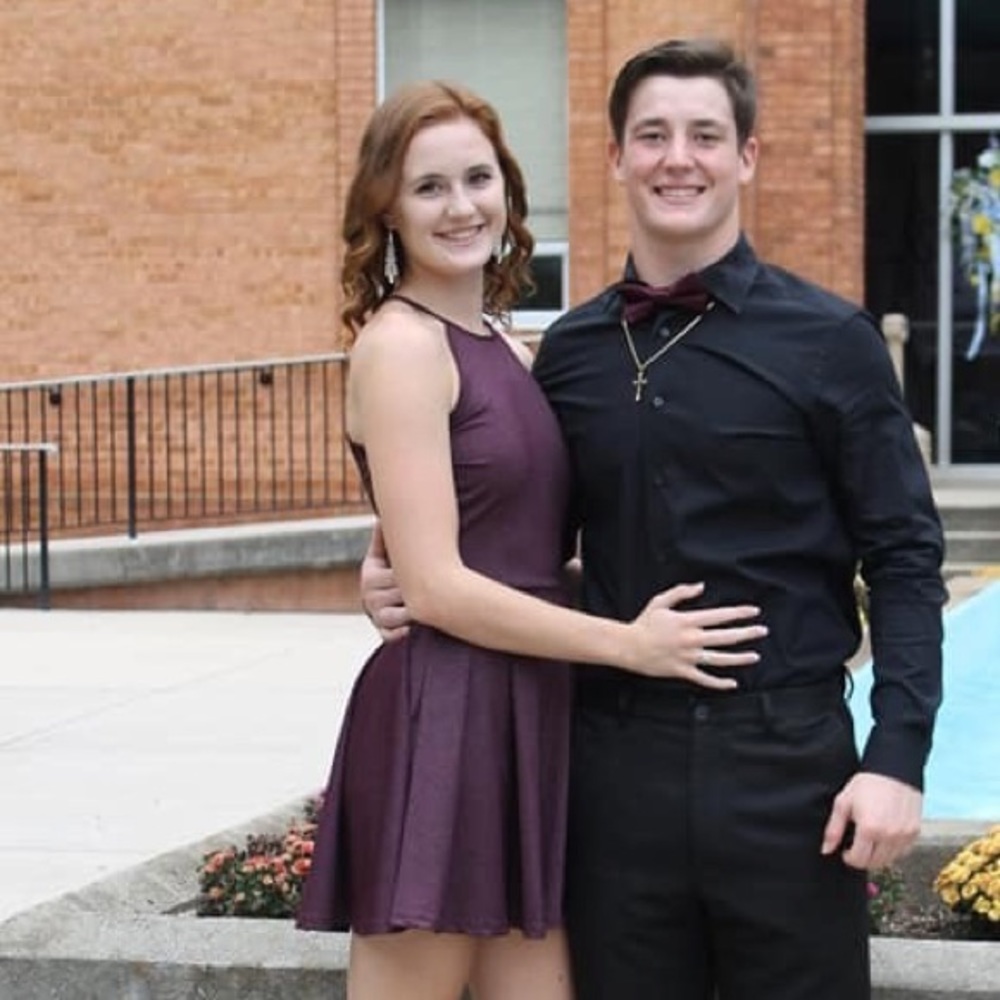 Plum Homecoming or Formal Dress